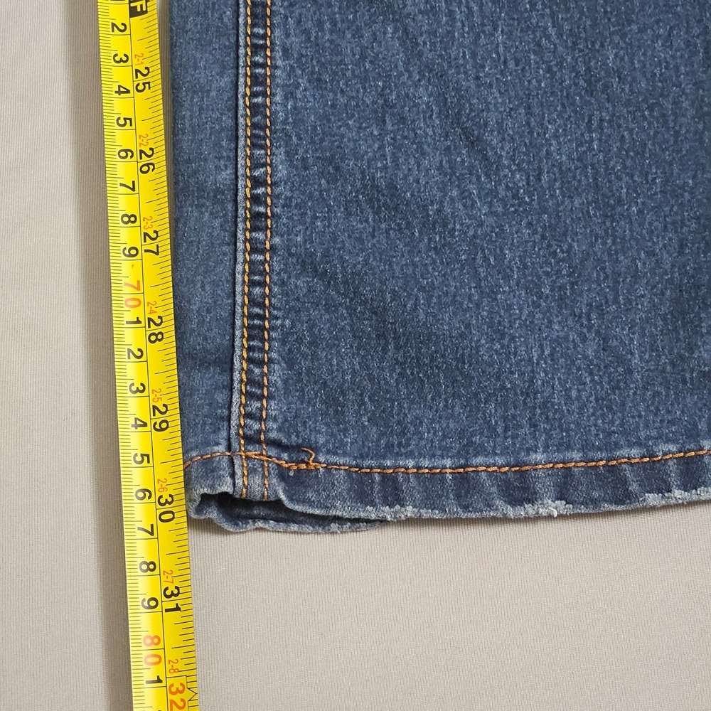 Rocks & Indigo Mid-Rise 6 Button Flare Boho Retro Y2K Style Bell Bottom SZ 7 - Picture 11 of 12